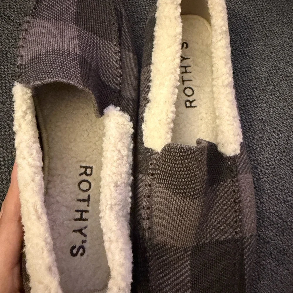 Rothy's Men's Brown Loafers with Cream Lining size 11 - Picture 4 of 6